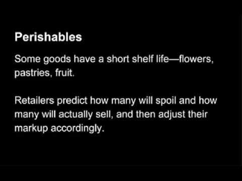 How to Find the Selling Price of Perishables