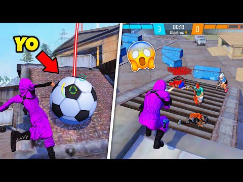 NOS RETARON A HACER ESTO CON EL BALÓN EN DECLA 😂 FREE FIRE