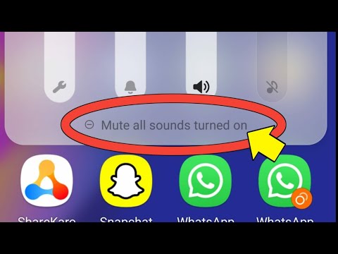 Mute All Sounds Turned On Samsung | How To Remove Mute All Sounds Turned On