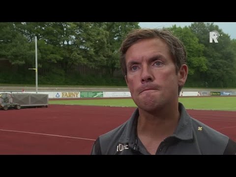 Alex Pastoor na afloop van FC Augsburg - Sparta