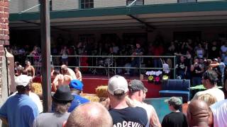 The Buzzards playing outside at Heavy Rebel Weekender 2011