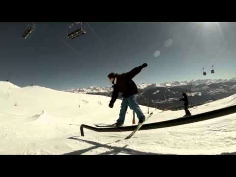 one run in Crans-Montana Snowpark