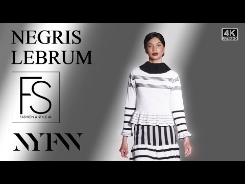 NEGRIS LEBRUM FW 2023/2024  New York Fashion Week | 4K UHD | Full Fashion Show | EXCLUSIVE Interview