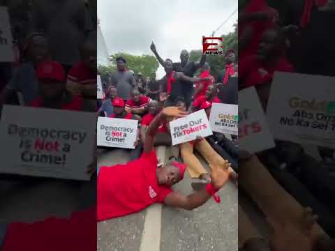 #DemocracyUnderAttack: Jerry Shaib Ahmed Stages Sit-in Demonstration