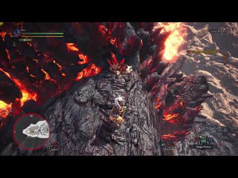 Monster Hunter World PC - Zorah Magdaros Fight - Awesome Cut Scenes