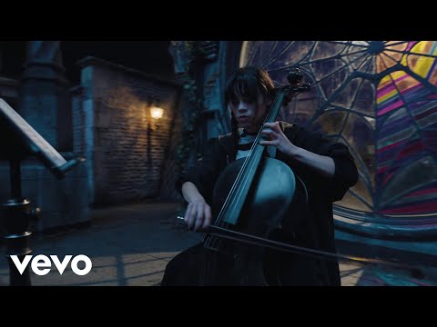 WEDNESDAY Playing Cello (Full Scene) | Wednesday plays oversized violin