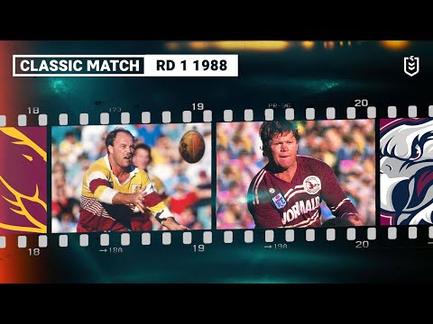 NRL Highlights | Broncos v Sea Eagles | Round 1 1988 | Classic Match Highlights | NRL