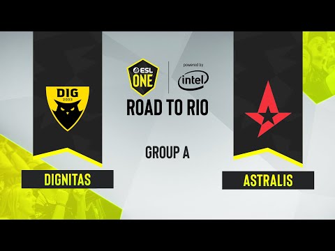 CS:GO - Astralis vs. Dignitas [Dust2] Map 2 - ESL One Road to Rio - Group A - EU