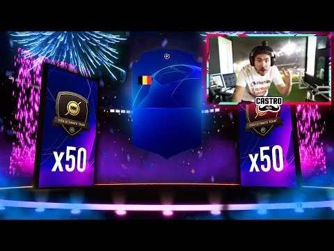 MY DIVISION RIVALS REWARDS!! 50 UCL PACKS!! FIFA 19