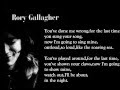 For the last time - Rory Gallagher (lyrics on screen)