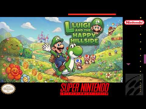 Luigi and the Happy Hillside | Super Mario World Romhack [SNES]