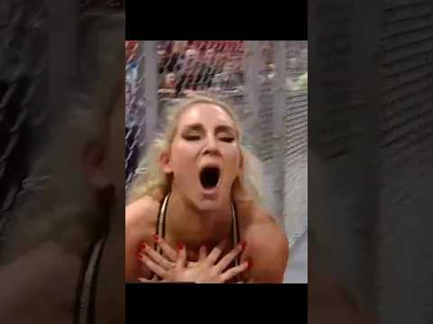 Charlotte gets spanked by Sasha Banks