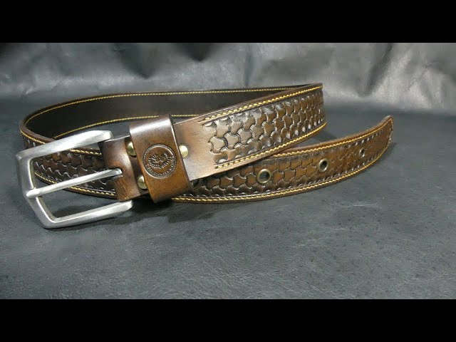 Vídeo relacionado con QUARKZMAN 3 Piezas de Presillas de Cuero para Cinturón - Hebilla de Anillo Texturizado para Correa de Cinturón de 3.5 cm de Ancho para Arreglos de Bolsos y Cinturones DIY (Café)