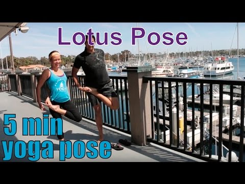 5 Minute Yoga Pose - Lotus Pose