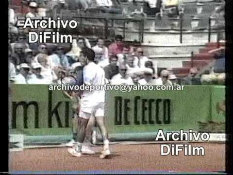 Pete Sampras vs Goran Ivanisevic en el torneo de Roma - DiFilm (1993)