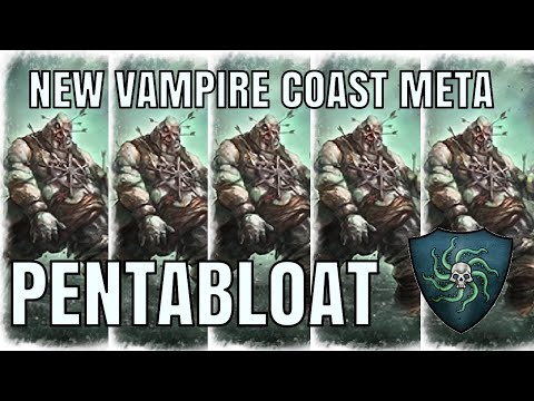 Vampire Coast vs Dark Elves | THE DREADED FIVE BLOATED CORPSE BUILD - Total War Warhammer 2