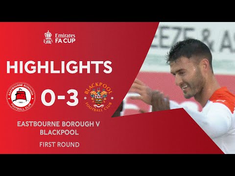 Madine Double Eases Past Eastbourne | Eastbourne Borough 0-3 Blackpool | Emirates FA Cup 2...