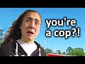 When Cops Surprise Criminals in the Act