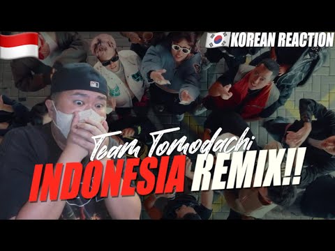 🇮🇩🇰🇷🔥Korean Hiphop Junkie react to チーム友達 | TEAM TOMODACHI (INDONESIA REMIX) (IDN/ENG SUB)