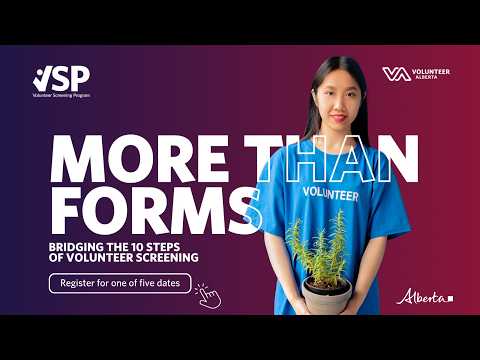 More Than Forms: Bridging the 10 Steps to Volunteer Screening