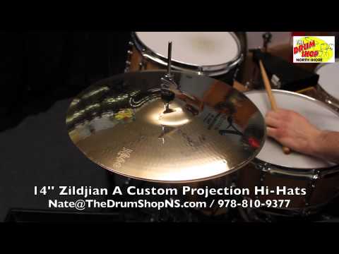 Zildjian A Custom Projection Hi-Hats 14'' - The Drum Shop North Shore