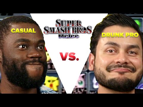 Casual VS Drunk Pro - Super Smash Bros Melee