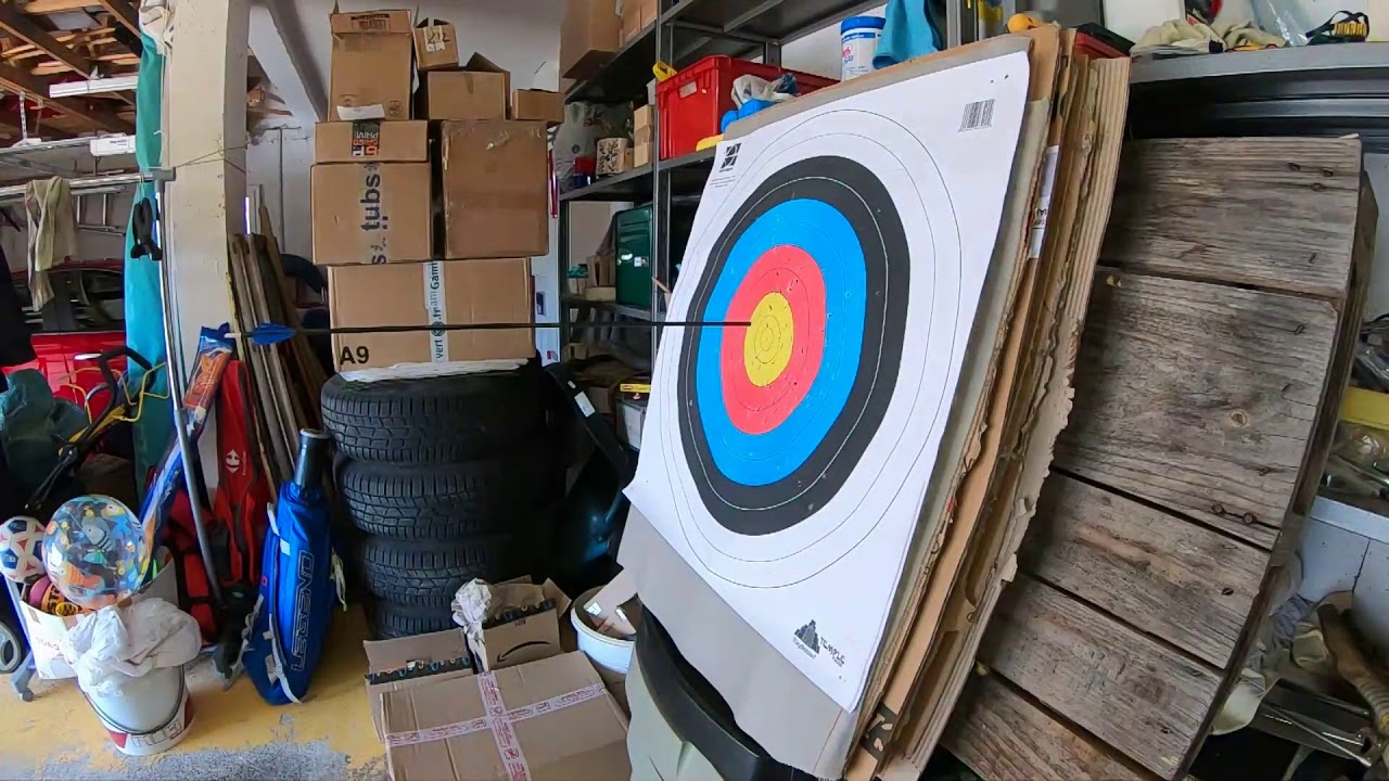 Cible maison pour tir à l'arc
