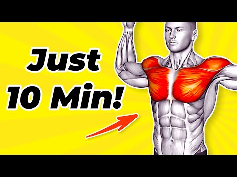 ➜ Demolish Man boobs ➜ 10 Minute Fat Melting Chest Workout!