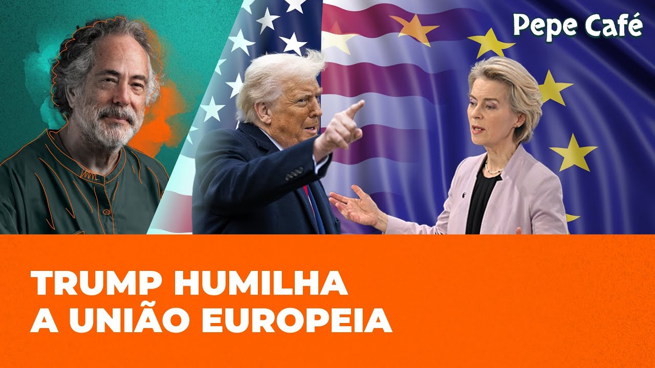 União Europeia humilhada por Trump na frente de todo o planeta