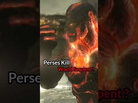 Could the Titan Perses defeat Jörmungandr in God of War ? #shorts #godofwar #kratos
