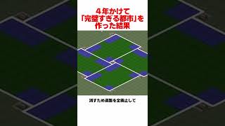 ４年間かけて完璧すぎる都市を作った結果