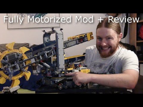 Lego Technic 42055 Bucket Wheel Excavator - All Functions Motorized Mod