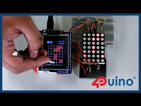 LED Matrix Controller Using 4Duino : 4 Steps (with Pictures