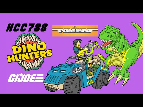 HCC788 - 1993 G.I. Joe DINO-HUNTERS with PEGWARMERS!