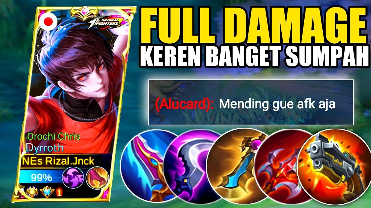 Best Build Dyrroth 2023 Top Global - Build Dyrroth Tersakit 2023 - Item Dyrroth Tersakit 2023 - Mlbb