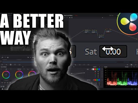 How to ACTUALLY COLOR GRADE in Black and White - Resolve 16 Tutorial