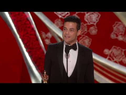 Thumbnail of the video: Rami Malek wins Best Actor | 91st Oscars (2019)