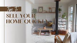 Tips To Sell Your Home Quickly