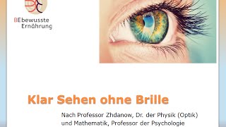 Augenhygiene - Klar sehen ohne Brille