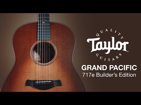 Taylor 517e V Builder's Edition Grand Pacific Acoustic-Electric Guitar image 9