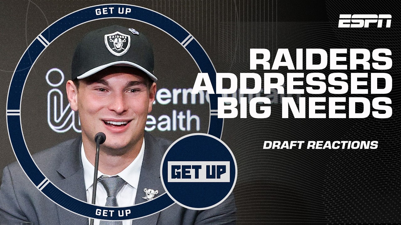 NFL DRAFT AFTERMATH ▶️ Did the Raiders address BIGGEST NEEDS? Jets roster UPGRADE?! 👀 | Get Up