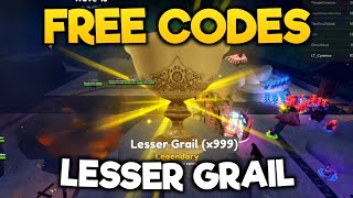 FREE "LESSER GRAIL x999" CODES IN ANIME ADVENTURES