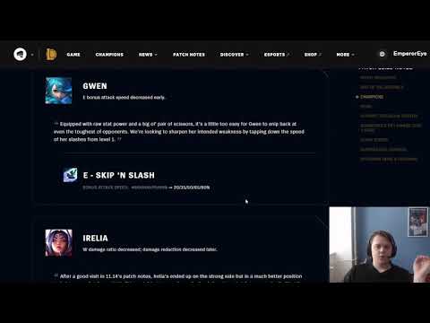 Patch Notes 11.15 - Control mages are back? Armut is sad. Gwen and Viego getting gutted?