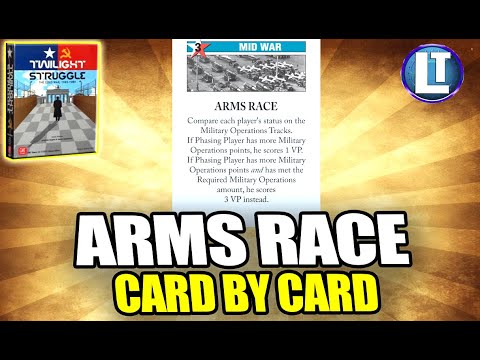 TWILIGHT STRUGGLE Strategy / HOW Do You Play The ARMS RACE Card? / STRATEGY Tips