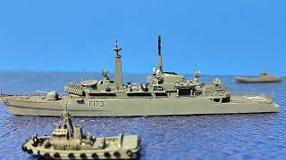 1/700　現用艦船倶楽部23　英国フリゲート　21型　アロー　ピットロード
