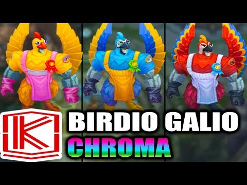 BIRDIO GALIO CHROMA SKIN SPOTLIGHT - League of Legends