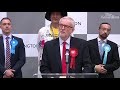 Jeremy Corbyn says he will not lead Labour into another election
