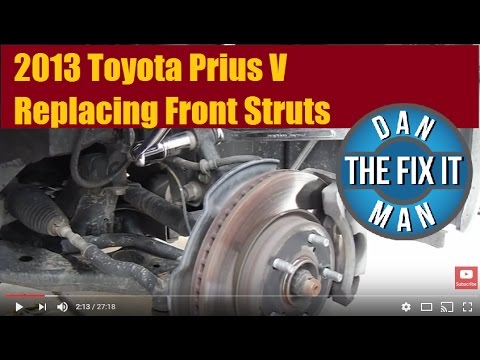 2013 Toyota Prius V Front Strut Replacement