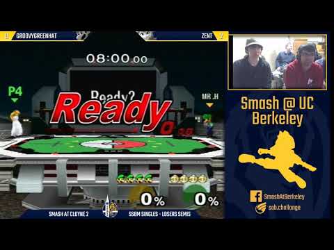 Smash at Cloyne 2 - Melee Singles Loser Semis: GroovyGreenHat vs Zent