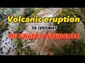 Volcanic eruption|Experiment:baking soda& vinegar|grade 9 students presentation